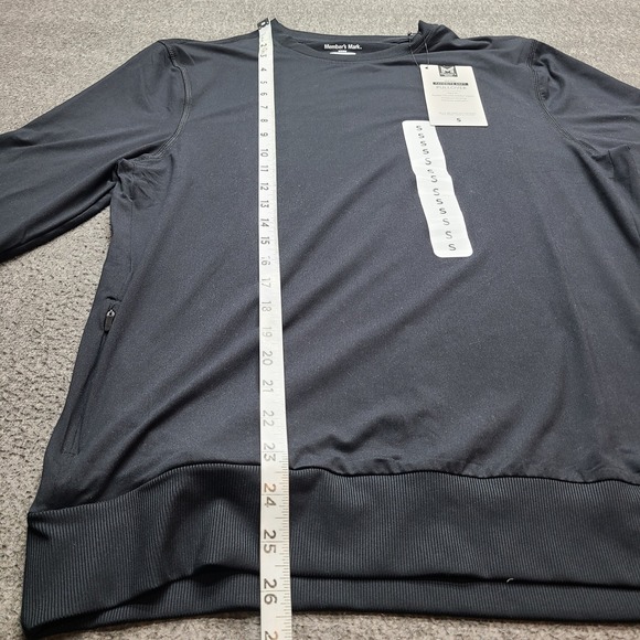 Member's Mark Favorite Soft Pullover Mens S Black Moisture Wicking Athleisure - Picture 2 of 8